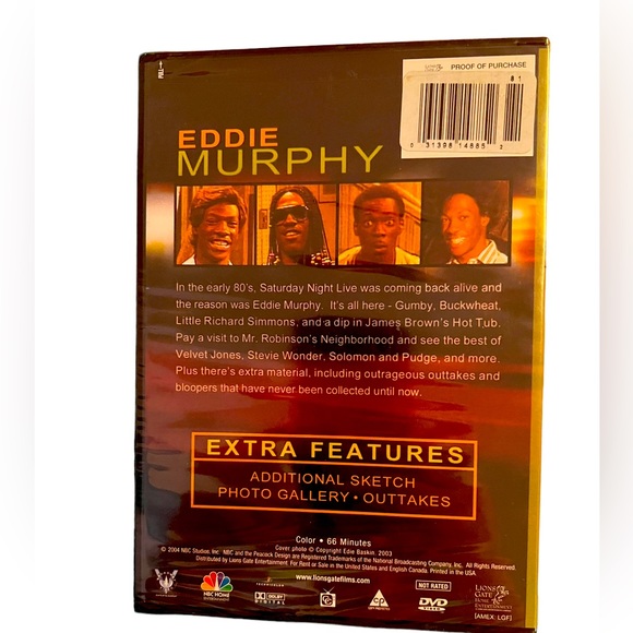 SATURDAY NIGHT LIVE THE BEST OF EDDIE MURPHY DVD NEW IN PACKAGE - Picture 2 of 2